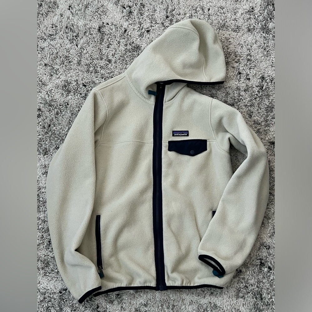 Patagonia Synchilla Fleece Jacket Full-Zip Oatmeal Heather Women Small